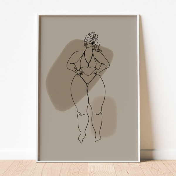 Lineart "Superwoman" - in verschiedenen Farben