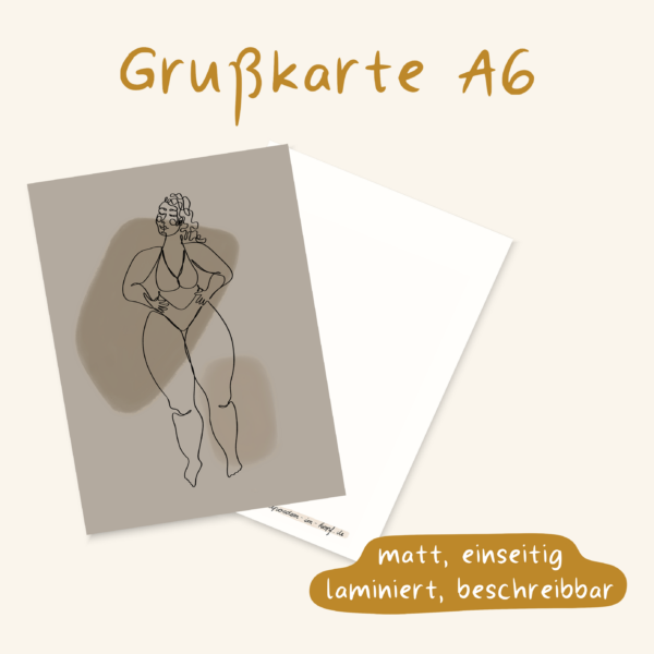 Lineart "Superwoman" - in verschiedenen Farben – Bild 2