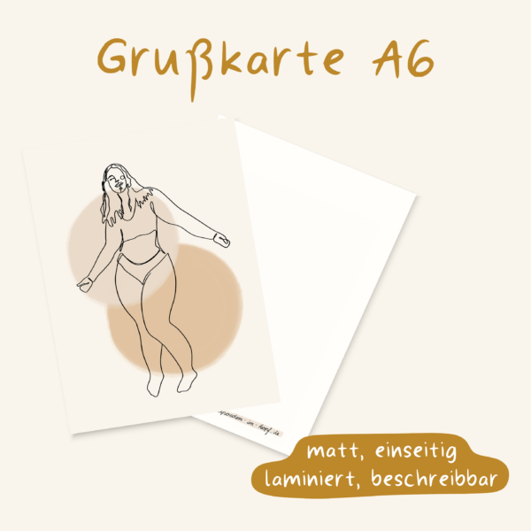 Lineart "Umarmung" - in verschiedenen Farben – Bild 2