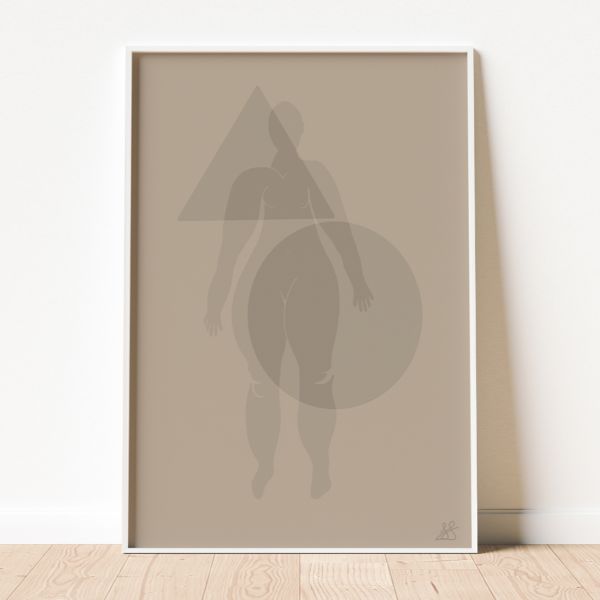 Monochrom "Superwoman" - in verschiedenen Farben