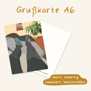 Postkarte "After Liposuktion"