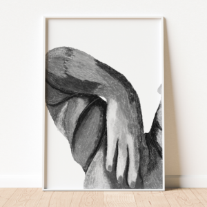 Poster "Shine bright" schwarz/weiß (DIN A5 - DIN A3)