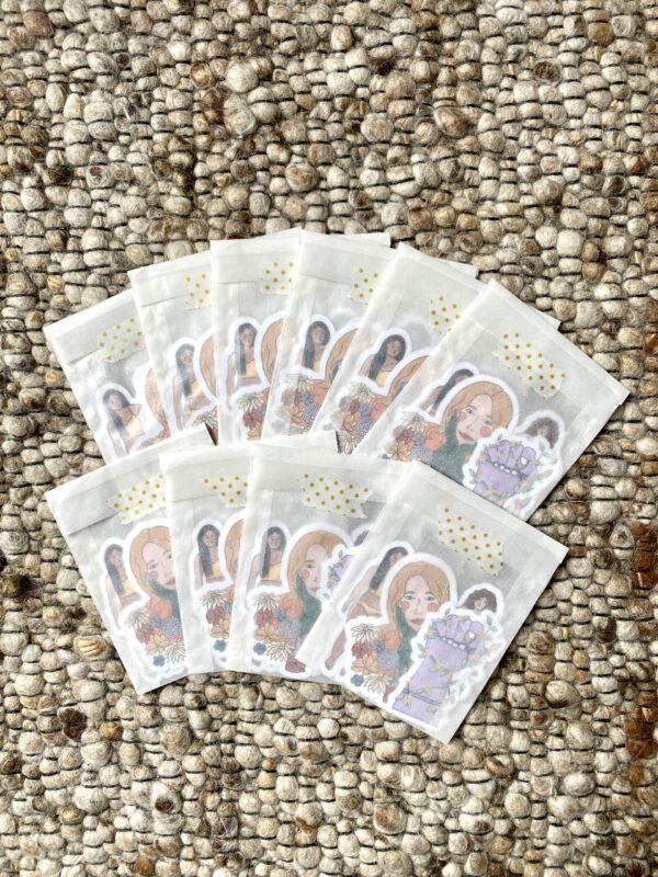 Vinyl Sticker Set "blooming compression", "blooming beauty" und "better together" – Bild 2