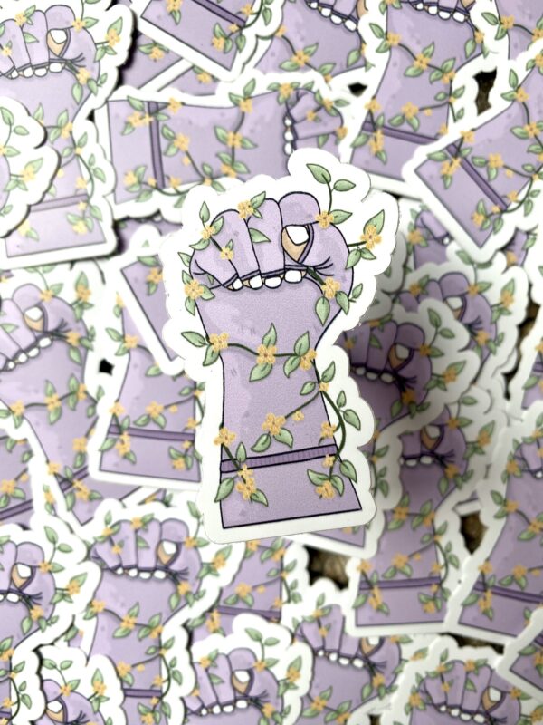 Vinyl Sticker "blooming compression"
