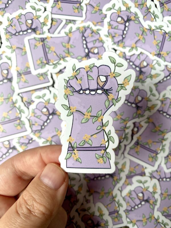 Vinyl Sticker "blooming compression" – Bild 2