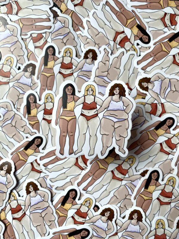 Vinyl Sticker "better together"
