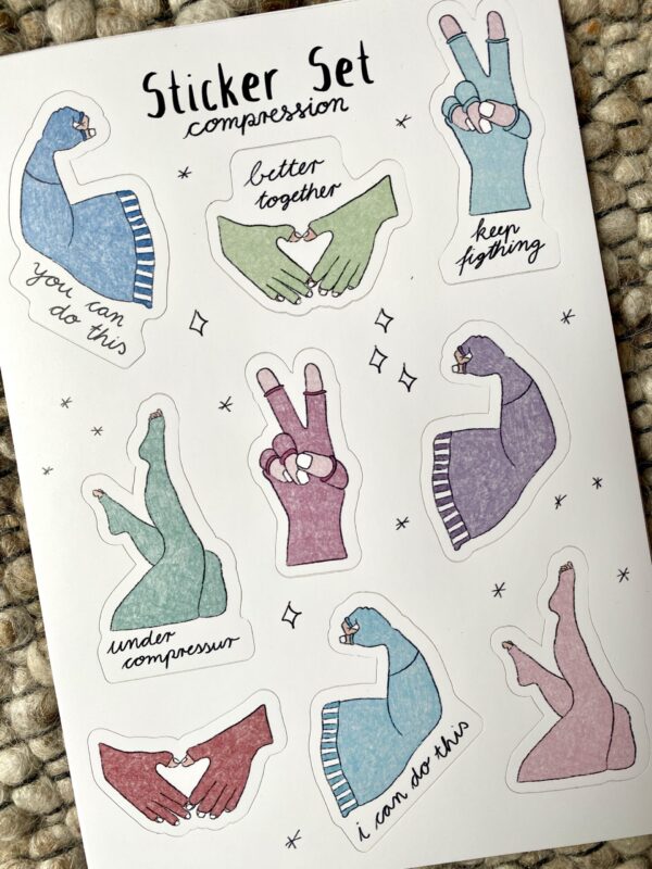 Sticker Bogen "Compression Collection" – Bild 3
