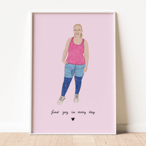 Poster "Find joy in every day" ft. @chriztine.g (DIN A5 - DIN A3)