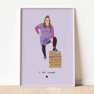 Poster "I am enought" ft. @Ankasi87 (DIN A5 - DIN A3)