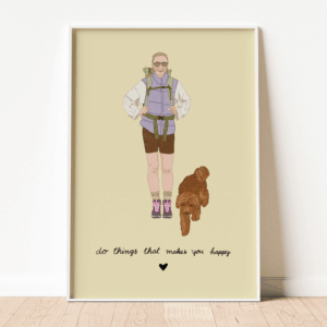 Poster "Do things that makes you happy" ft. @lunakloess (DIN A5 - DIN A3)