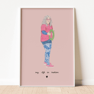 Poster "My life in motion" ft. @compression_kaethe (DIN A5 - DIN A3)