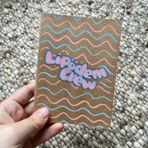 Heft DIN A6 "Lipödem Crew" Linien - handbemalt