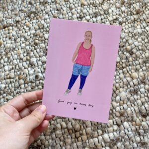 Postkarte "Find joy in every day" ft. @chriztine.g