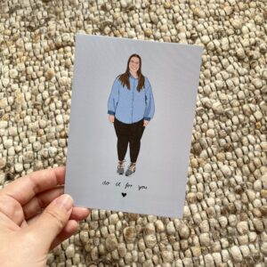 Postkarte "Do it for you" ft. @kira_seidel_