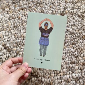 Postkarte "I'm my safespace" ft. @ja.noe.vielleicht