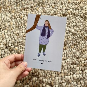 Postkarte "Allow yourself to grow" ft. @milea_3
