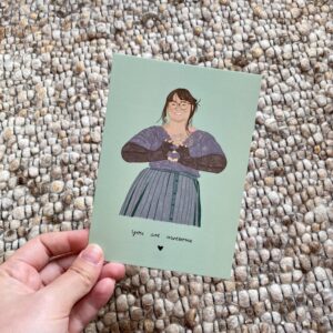 Postkarte "You are awesome" ft. @heilpraxis.hilbich