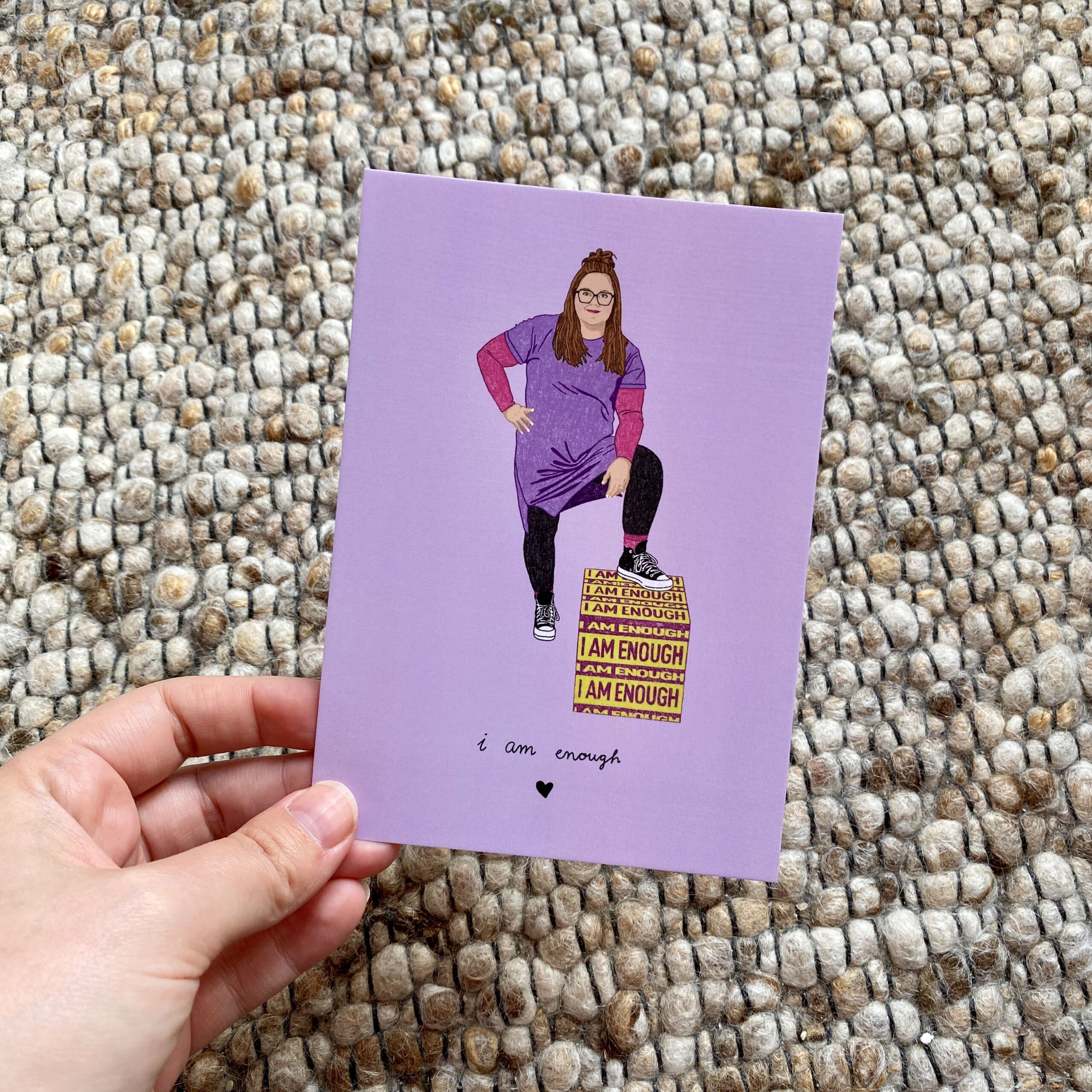 Postkarte "I am enought" ft. @Ankasi87